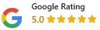Google Rating 5.0 sterren, 11 beoordelingen